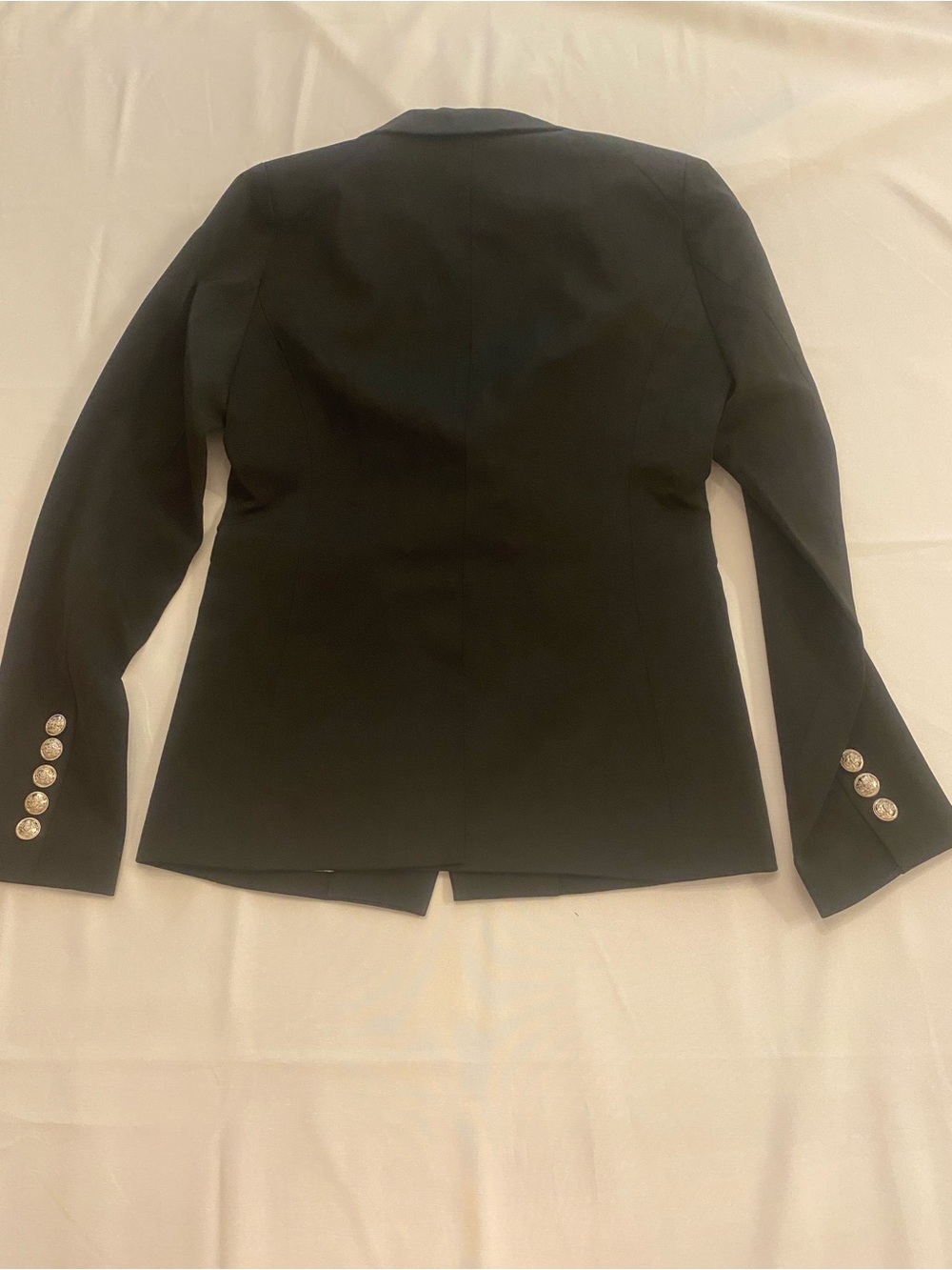 Women’s Black Double Breasted Classic Buttons Blazer Dolce Cabo size small - Picture 5 of 15